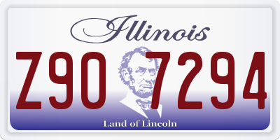IL license plate Z907294
