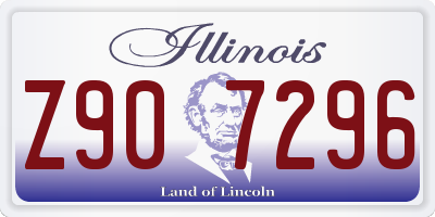 IL license plate Z907296