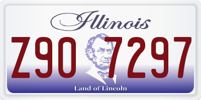 IL license plate Z907297