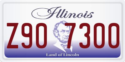 IL license plate Z907300