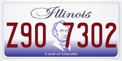 IL license plate Z907302
