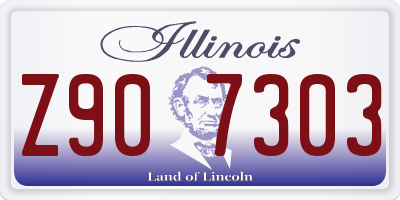 IL license plate Z907303