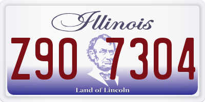 IL license plate Z907304