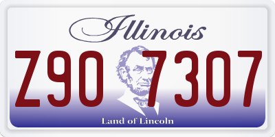 IL license plate Z907307