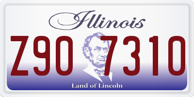 IL license plate Z907310