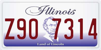 IL license plate Z907314