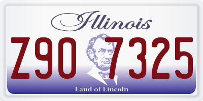 IL license plate Z907325