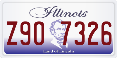 IL license plate Z907326