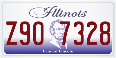 IL license plate Z907328