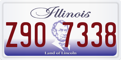 IL license plate Z907338
