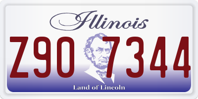 IL license plate Z907344