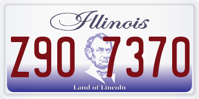IL license plate Z907370