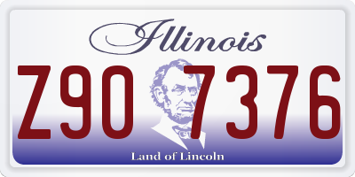 IL license plate Z907376