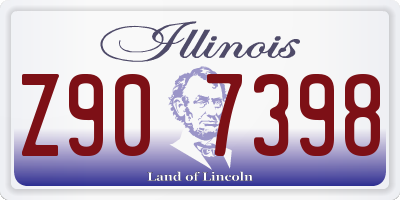 IL license plate Z907398