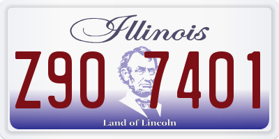IL license plate Z907401