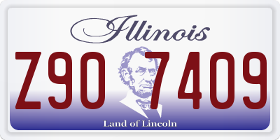 IL license plate Z907409
