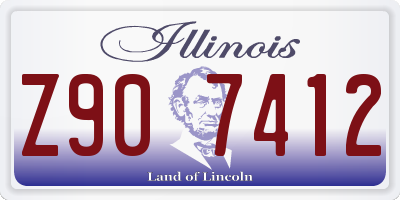 IL license plate Z907412