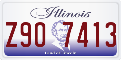 IL license plate Z907413