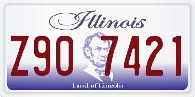 IL license plate Z907421
