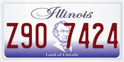 IL license plate Z907424