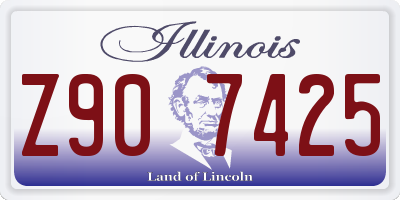 IL license plate Z907425