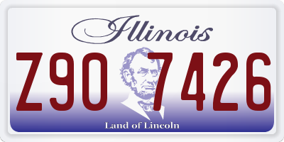 IL license plate Z907426
