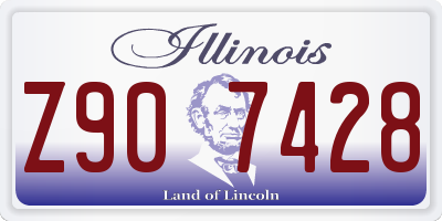 IL license plate Z907428