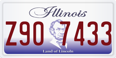 IL license plate Z907433