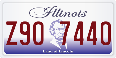 IL license plate Z907440