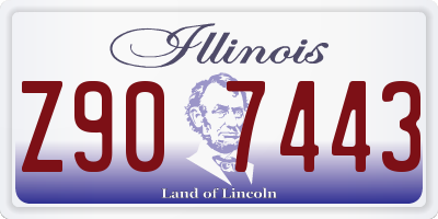 IL license plate Z907443