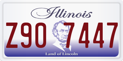IL license plate Z907447