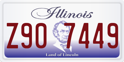 IL license plate Z907449