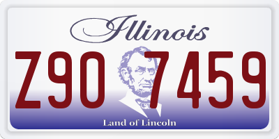 IL license plate Z907459