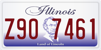 IL license plate Z907461
