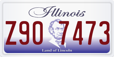 IL license plate Z907473