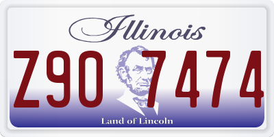 IL license plate Z907474