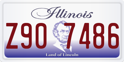 IL license plate Z907486