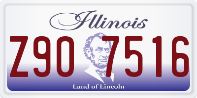 IL license plate Z907516