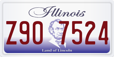 IL license plate Z907524