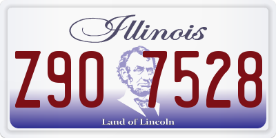 IL license plate Z907528