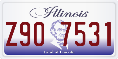 IL license plate Z907531