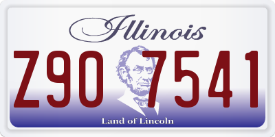 IL license plate Z907541