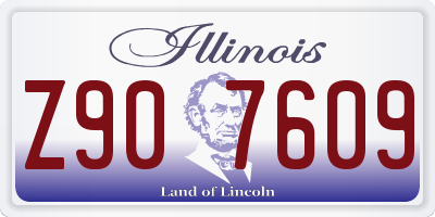 IL license plate Z907609