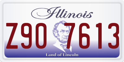 IL license plate Z907613