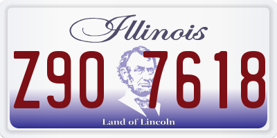 IL license plate Z907618