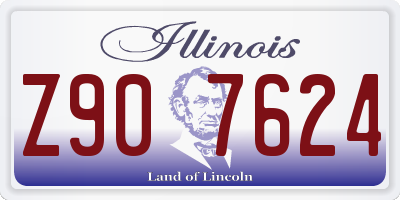 IL license plate Z907624