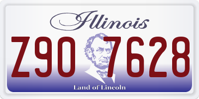 IL license plate Z907628
