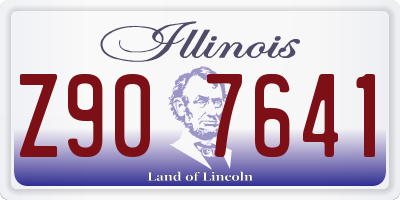 IL license plate Z907641