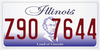IL license plate Z907644