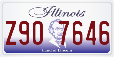 IL license plate Z907646